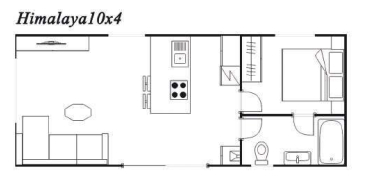 Modelo Himalaya 10x4 40m²