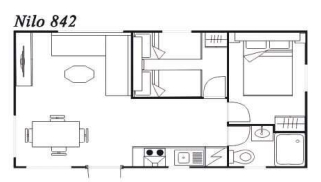 Modelo Nilo 842 32m²