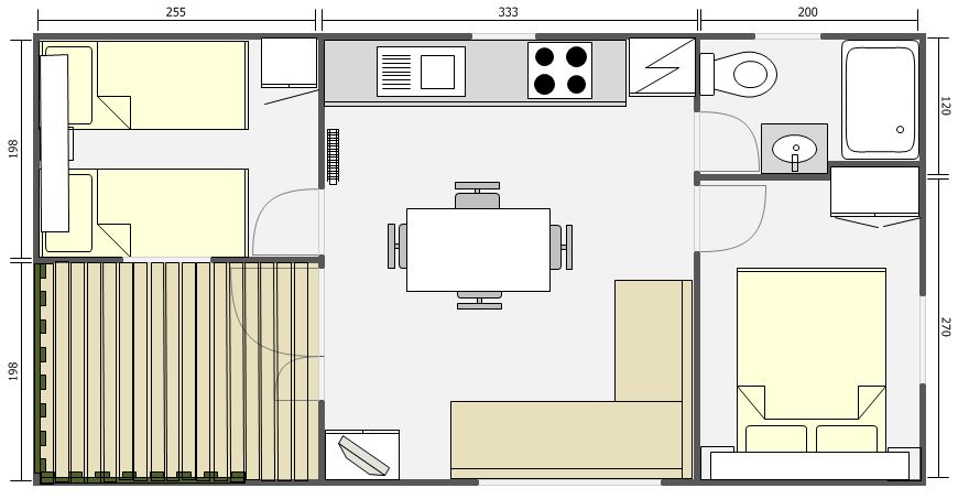 Mobil Home 32m² Jonico 842T