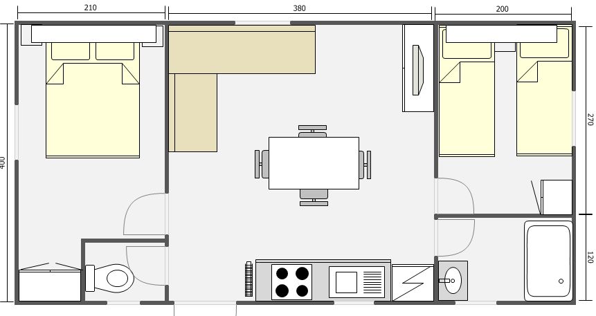 Mobil Home 32m² Caspio 842
