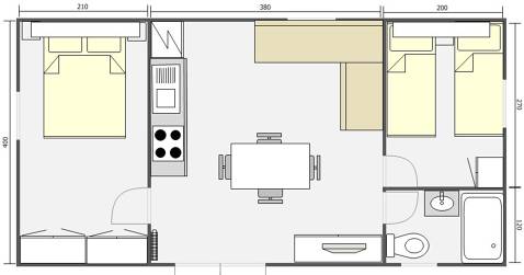 Mobil Home 32m² Bering 842