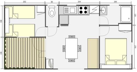 Mobil Home 32m² Egeo 842T