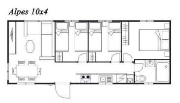 Modelo Alpes 10x4 40m²